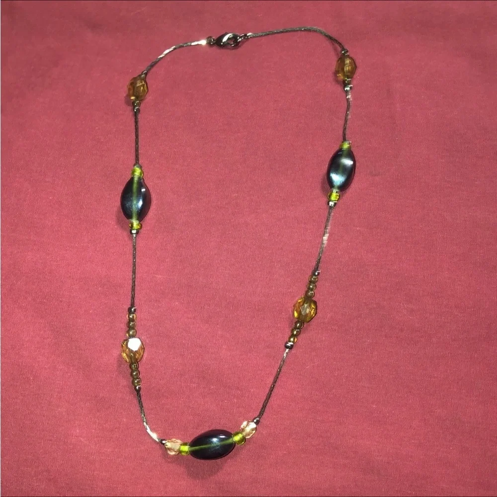 Vintage Silver Beaded necklace